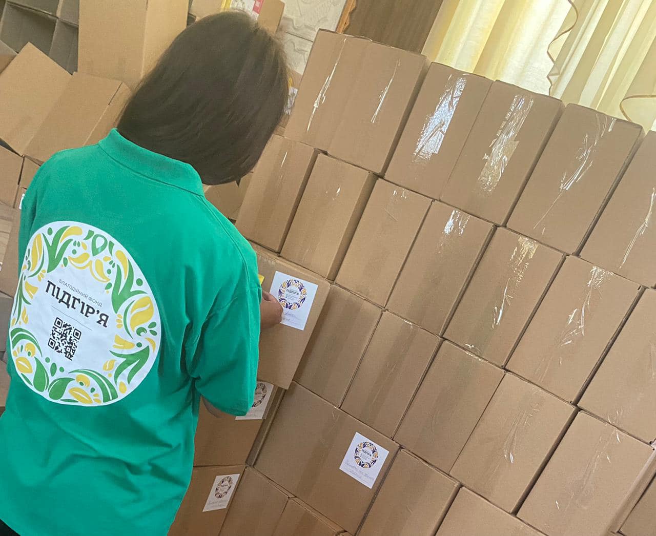 Підготовка продуктових наборів до видачі