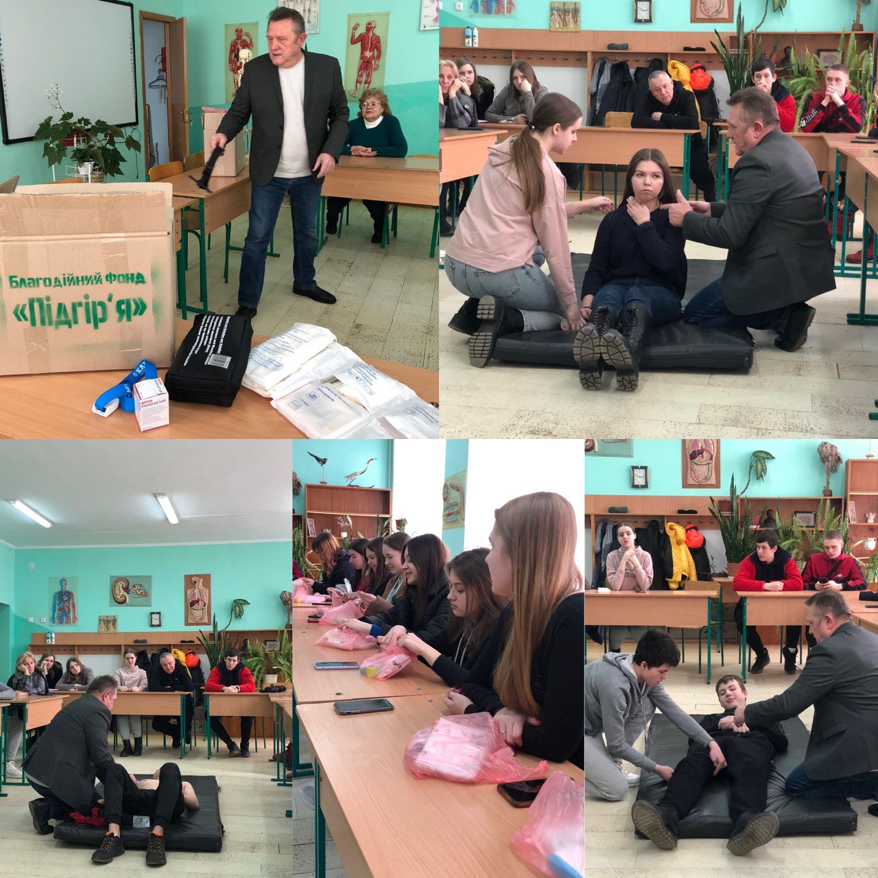 Продовжуємо проводити лекційні та практичні заняття з основ тактичної медицини